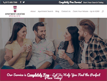 Tablet Screenshot of apartmentlocatingspecialists.com